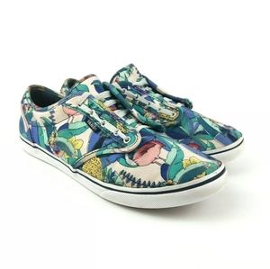 Floral Vans 8 1/2
